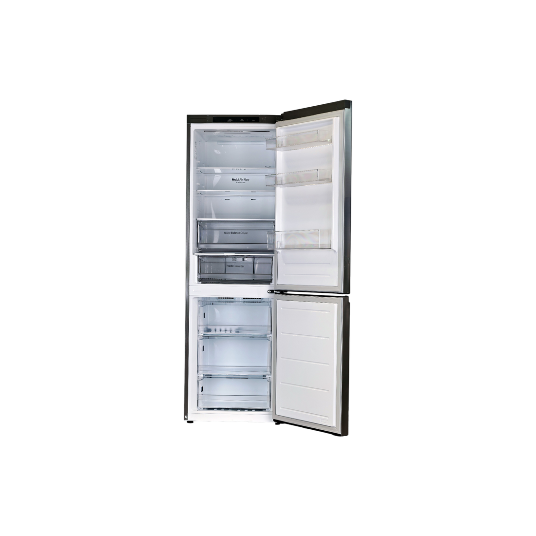 Réfrigérateur Avec Congélateur 344 L Reconditionné LG GBV3100EPY : vue de l'intérieur