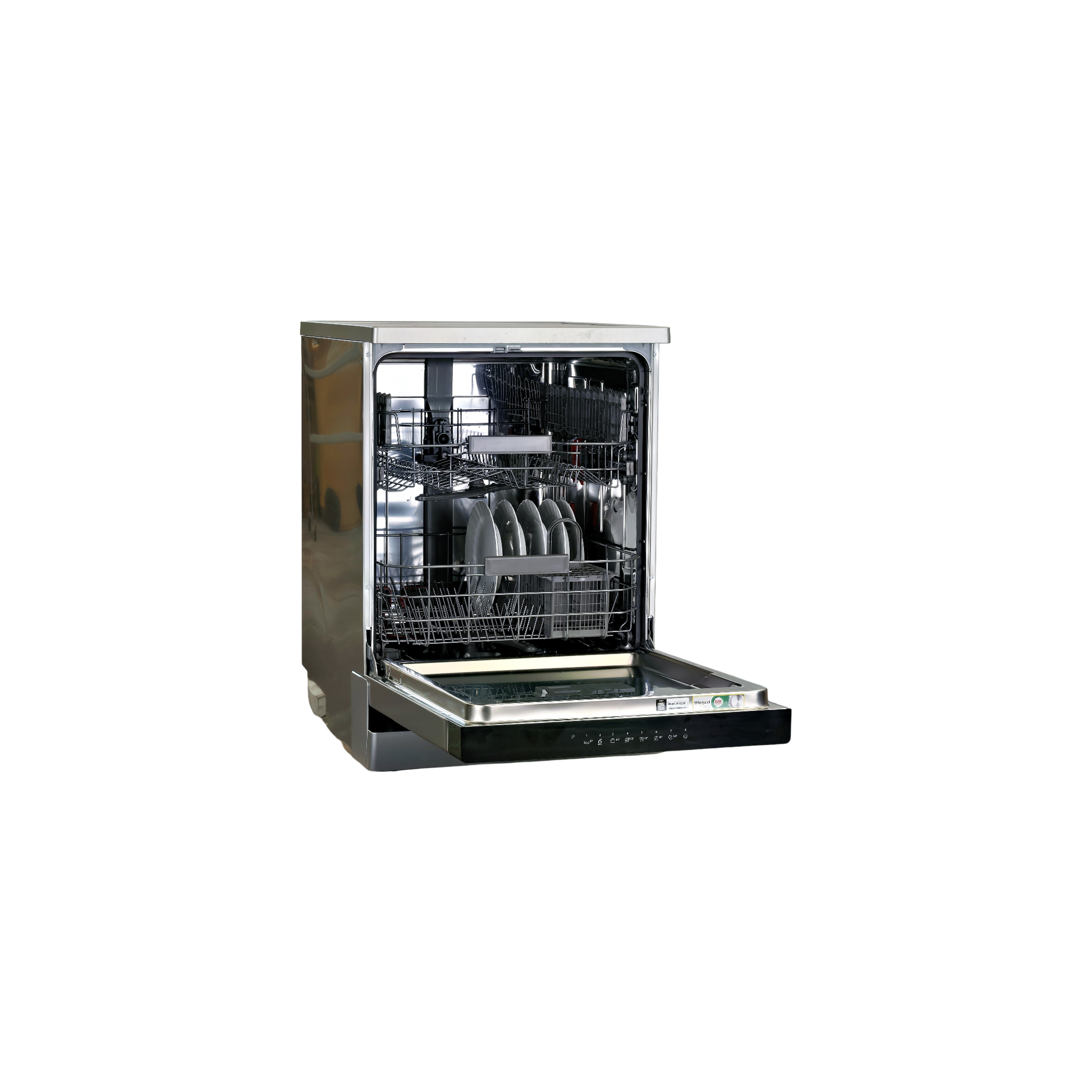 Lave-Vaisselle Pose Libre 14 Cvts Reconditionné WHIRLPOOL WH3FC14BN70X : vue de l'intérieur