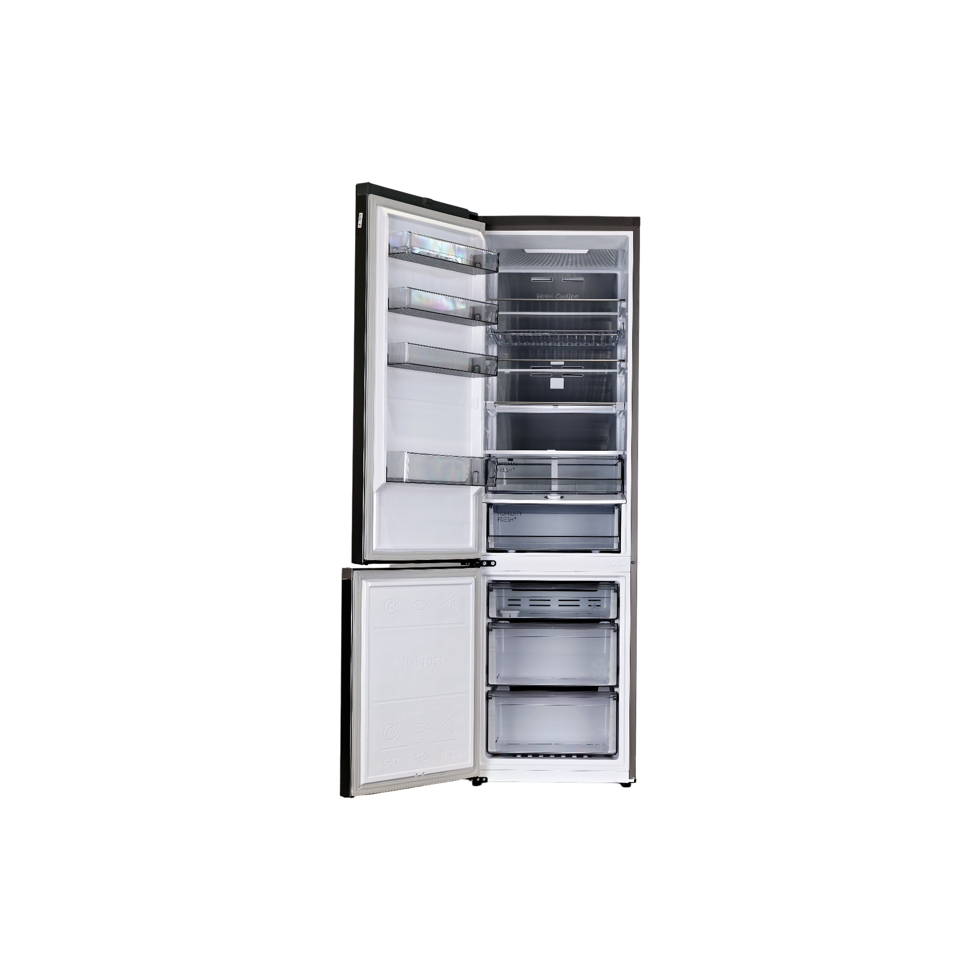 Réfrigérateur Avec Congélateur 390 L Reconditionné SAMSUNG RB38C776CS9 : vue de l'intérieur