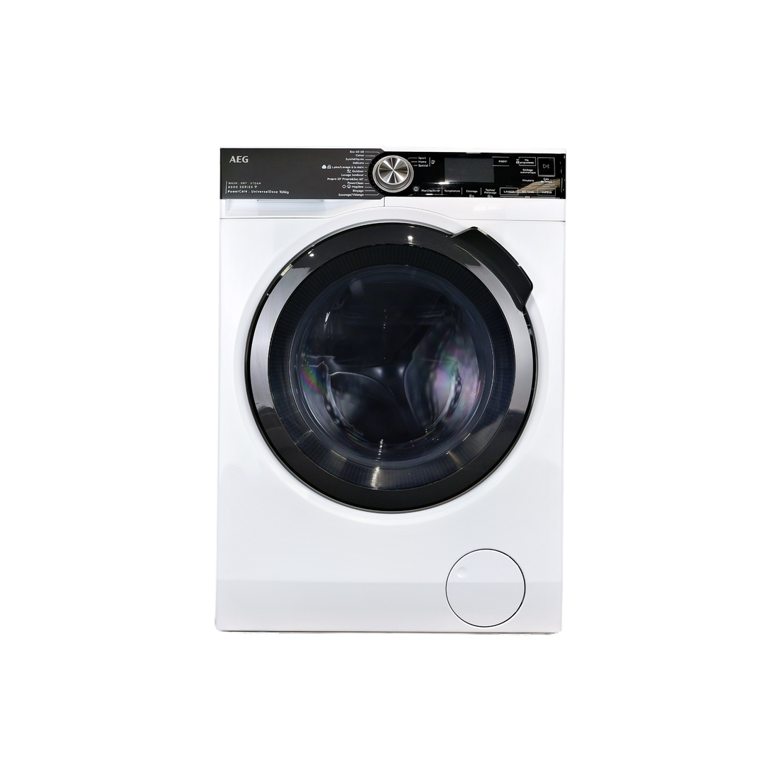 Lave-Linge Sechant 10 kg Reconditionné AEG LWR85A166V : vue de face