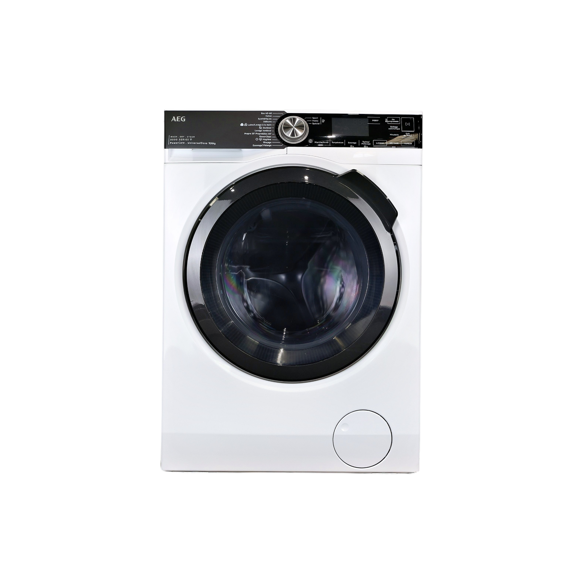 Lave-Linge Sechant 10 kg Reconditionné AEG LWR85A166V : vue de face
