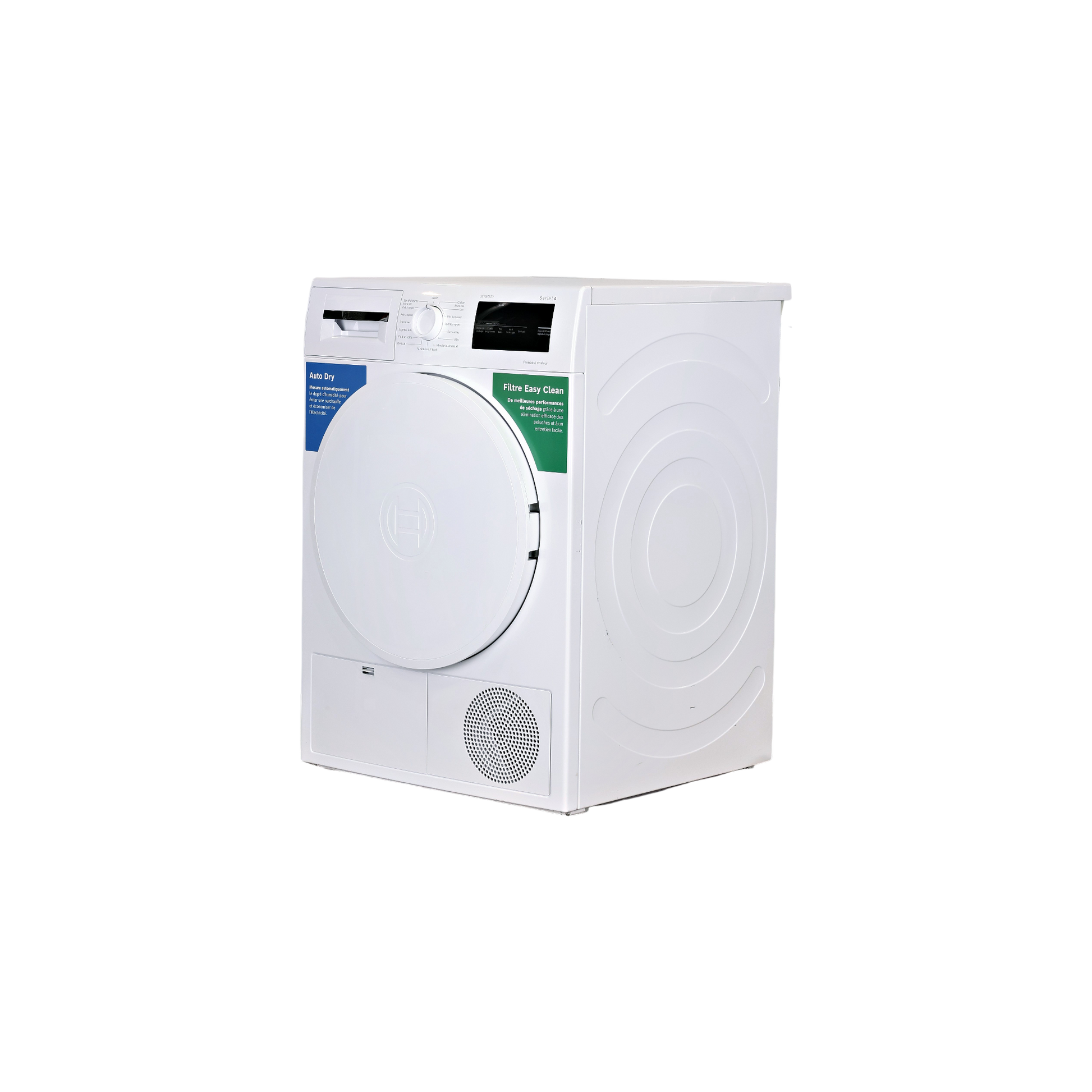 Seche-Linge Pompe À Chaleur 8 kg Reconditionné BOSCH WTH8300SFR : vue du côté gauche