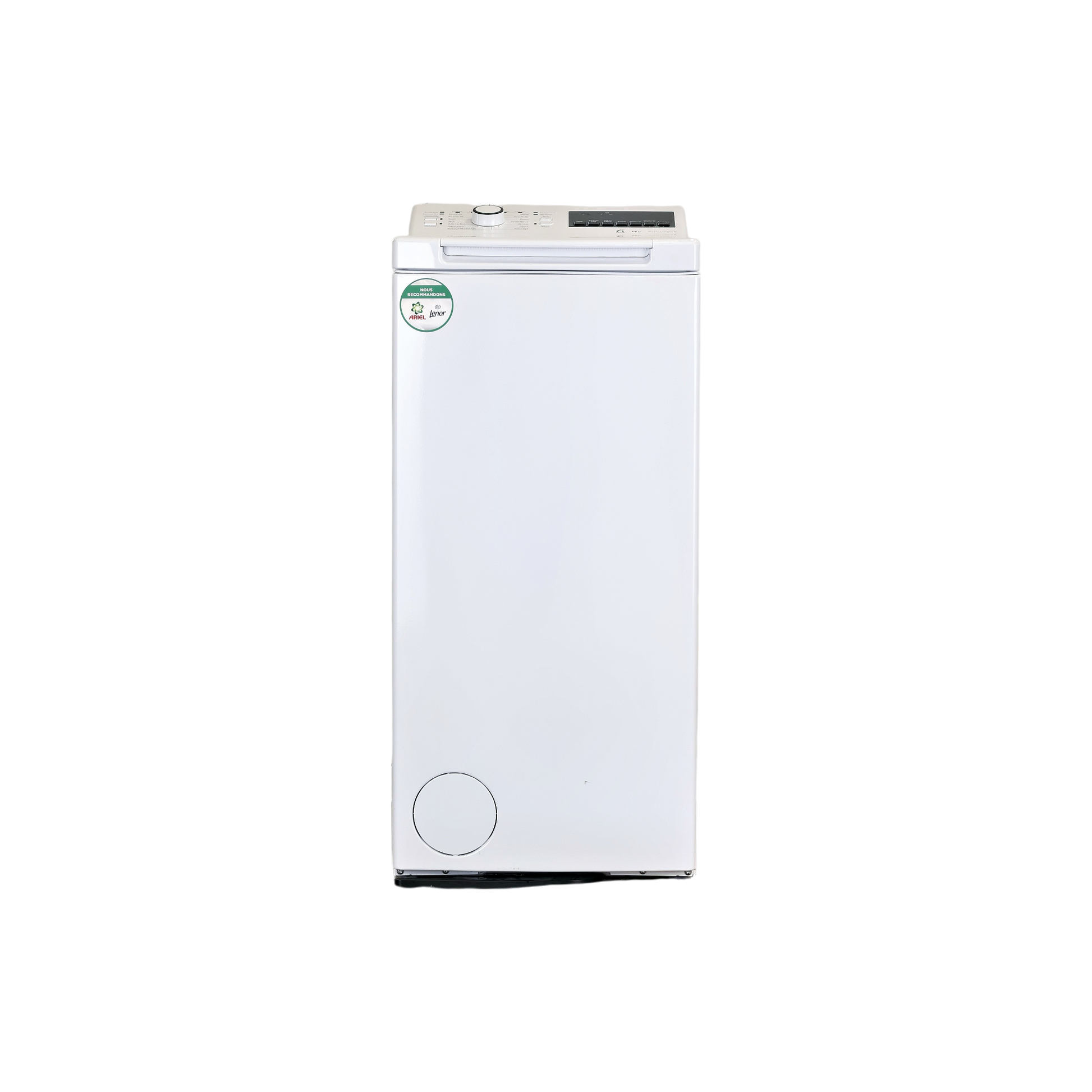 Lave-Linge Top 6 kg Reconditionné WHIRLPOOL TDLR6265FR : vue de face