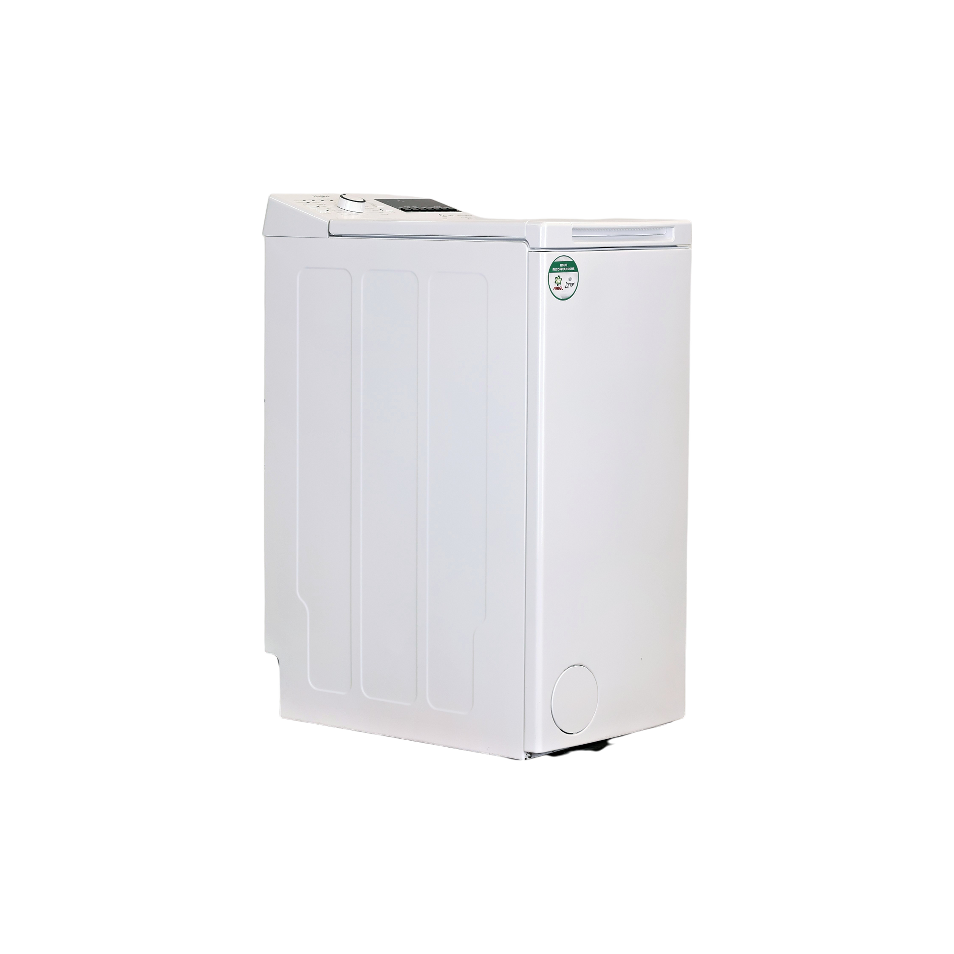 Lave-Linge Top 6 kg Reconditionné WHIRLPOOL TDLR6265FR : vue du côté droit
