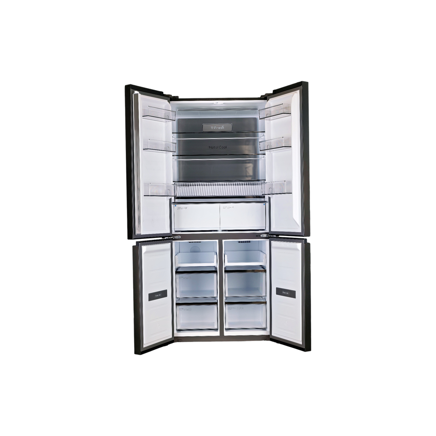 Réfrigérateur Multi-Portes 521 L Reconditionné TCL RC521CXE0 : vue de l'intérieur