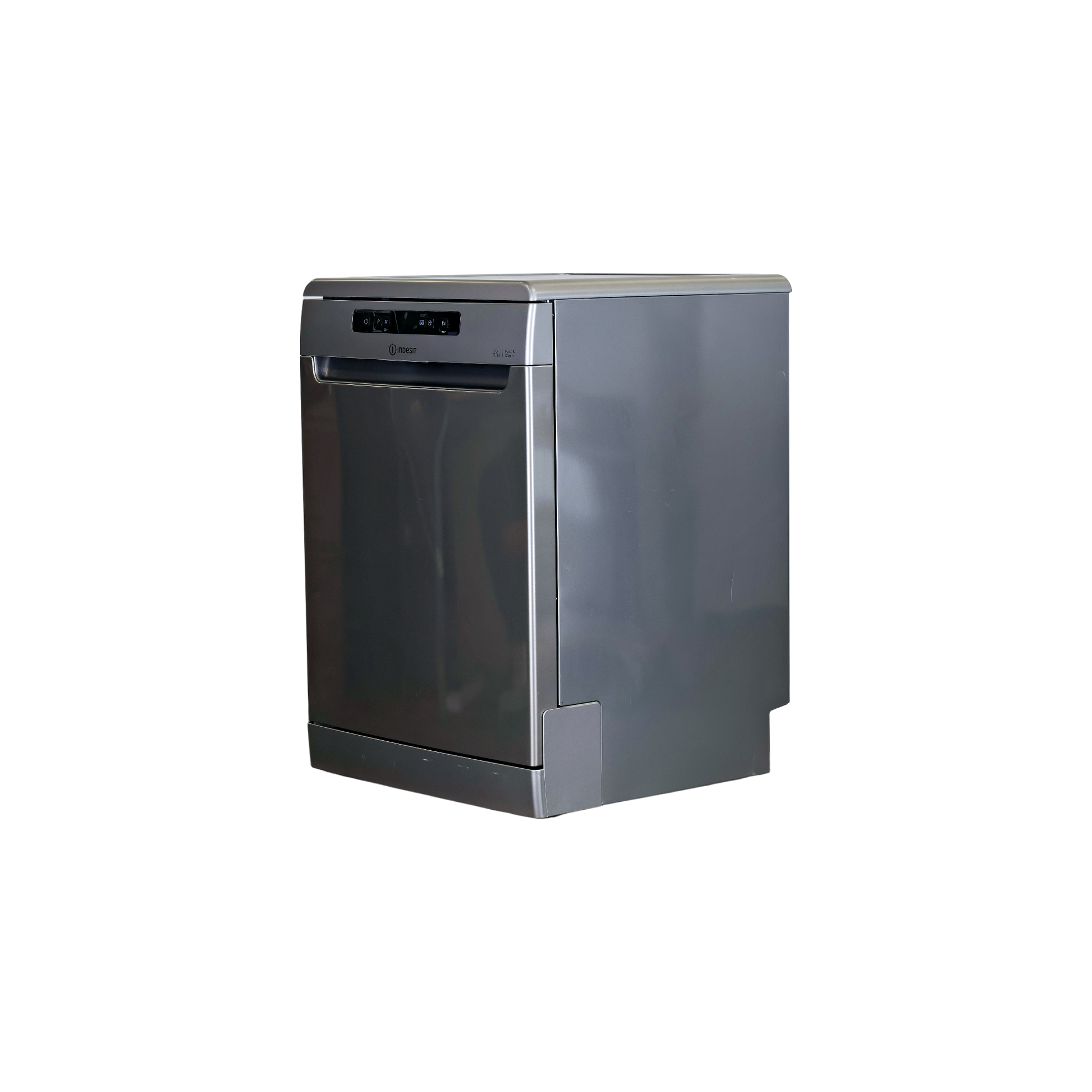 Lave-Vaisselle Pose Libre 14 Cvts Reconditionné INDESIT DFO 3C26 X : vue du côté gauche