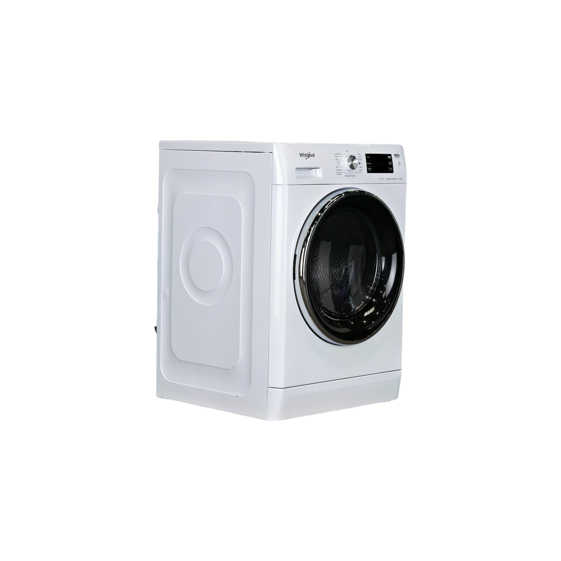 Lave-Linge Hublot 8 kg Reconditionné WHIRLPOOL FFBC8469SVFR : vue du côté droit