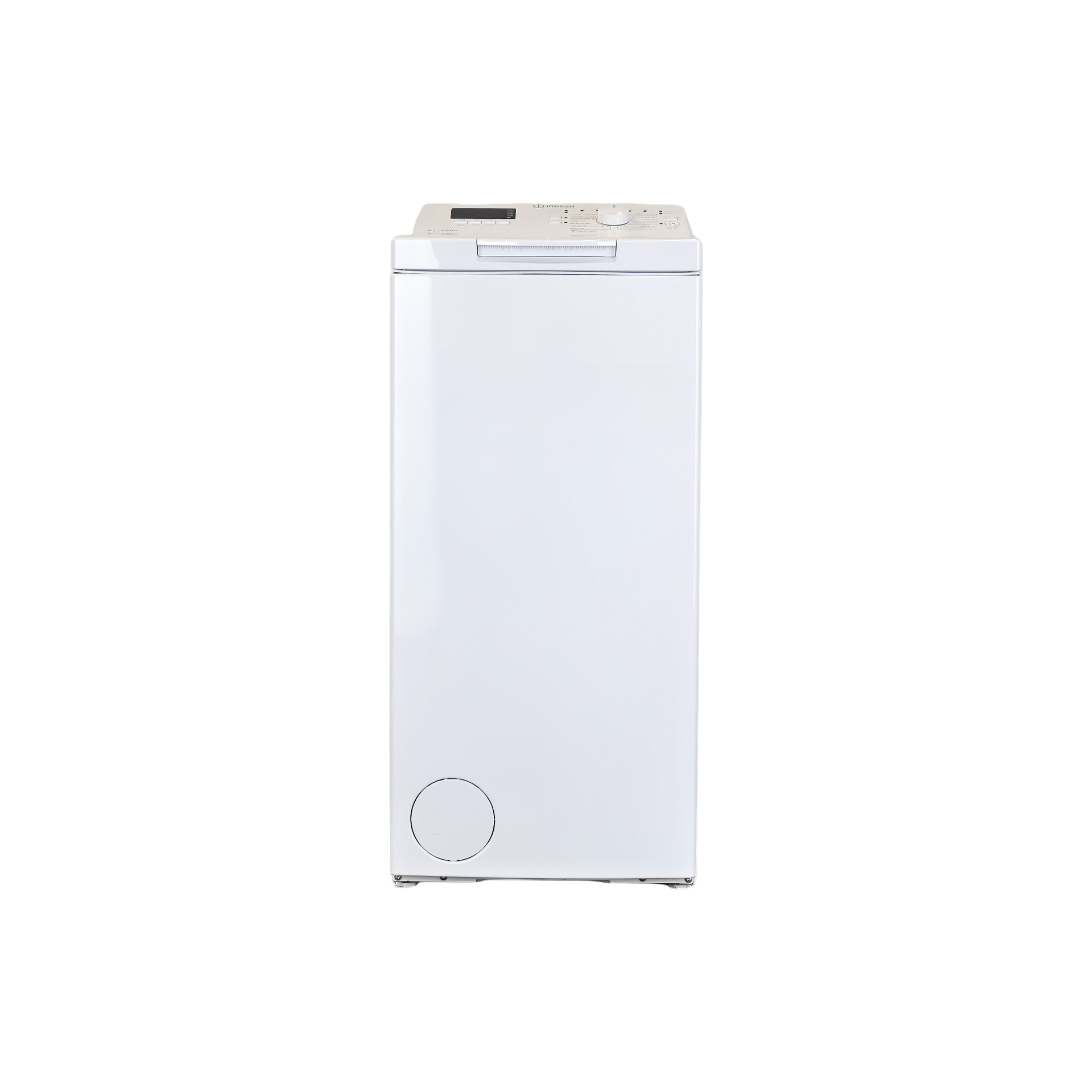 Lave-Linge Top 6 kg Reconditionné INDESIT BTWHS62300FRN : vue de face