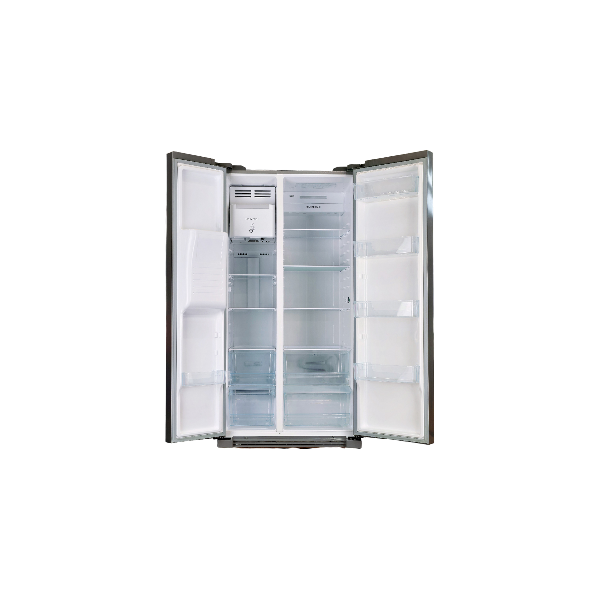 Réfrigérateur Américain 550 L Reconditionné HAIER HRF-665ISB2 : vue de l'intérieur