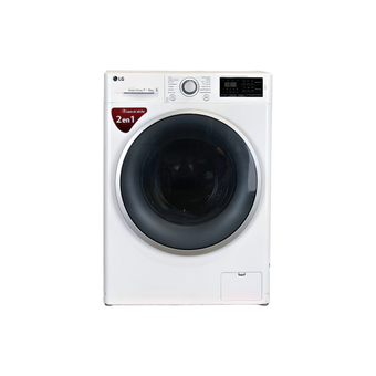 Lave-Linge Sechant 7 kg Reconditionné LG F742212WR : vue de face