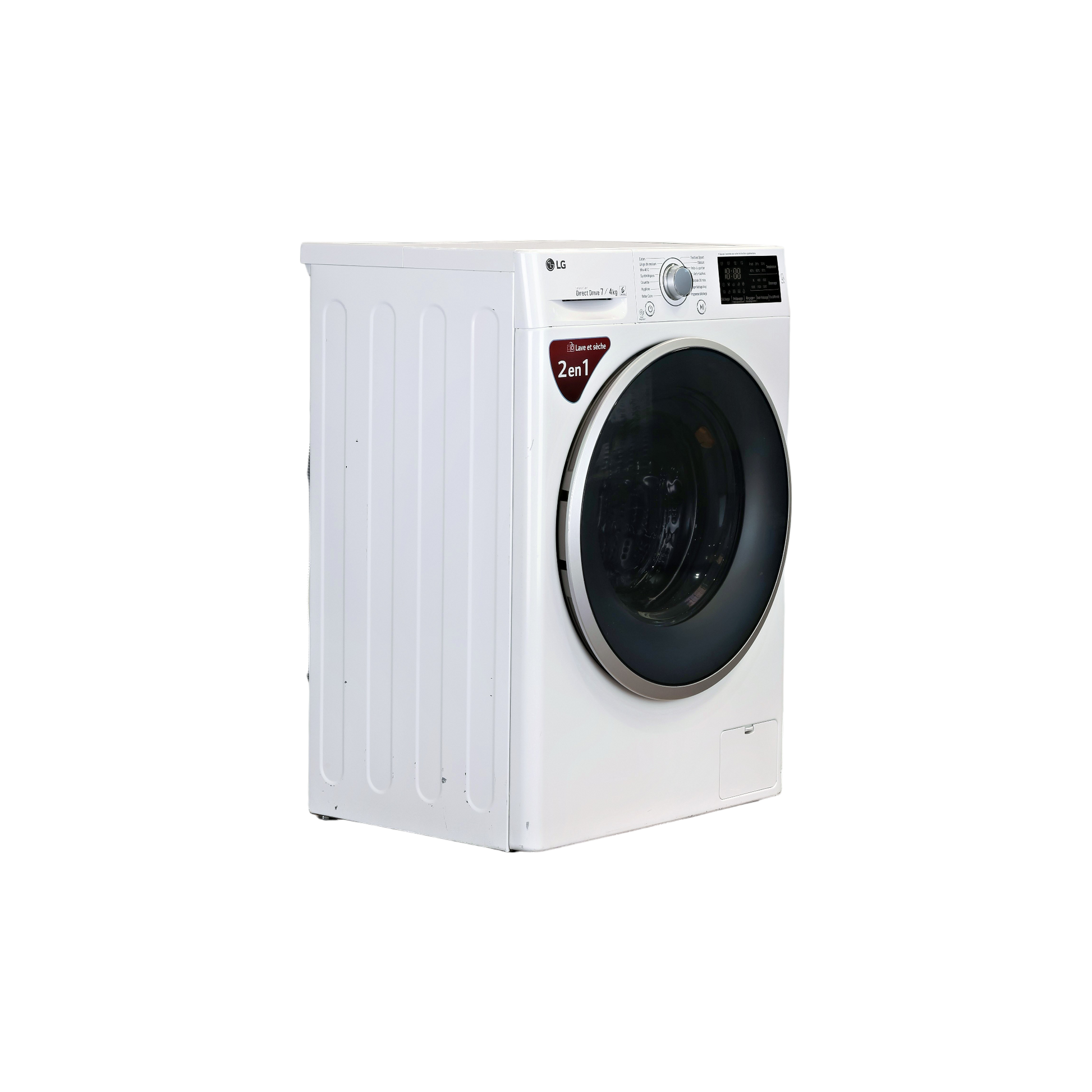Lave-Linge Sechant 7 kg Reconditionné LG F742212WR : vue du côté droit