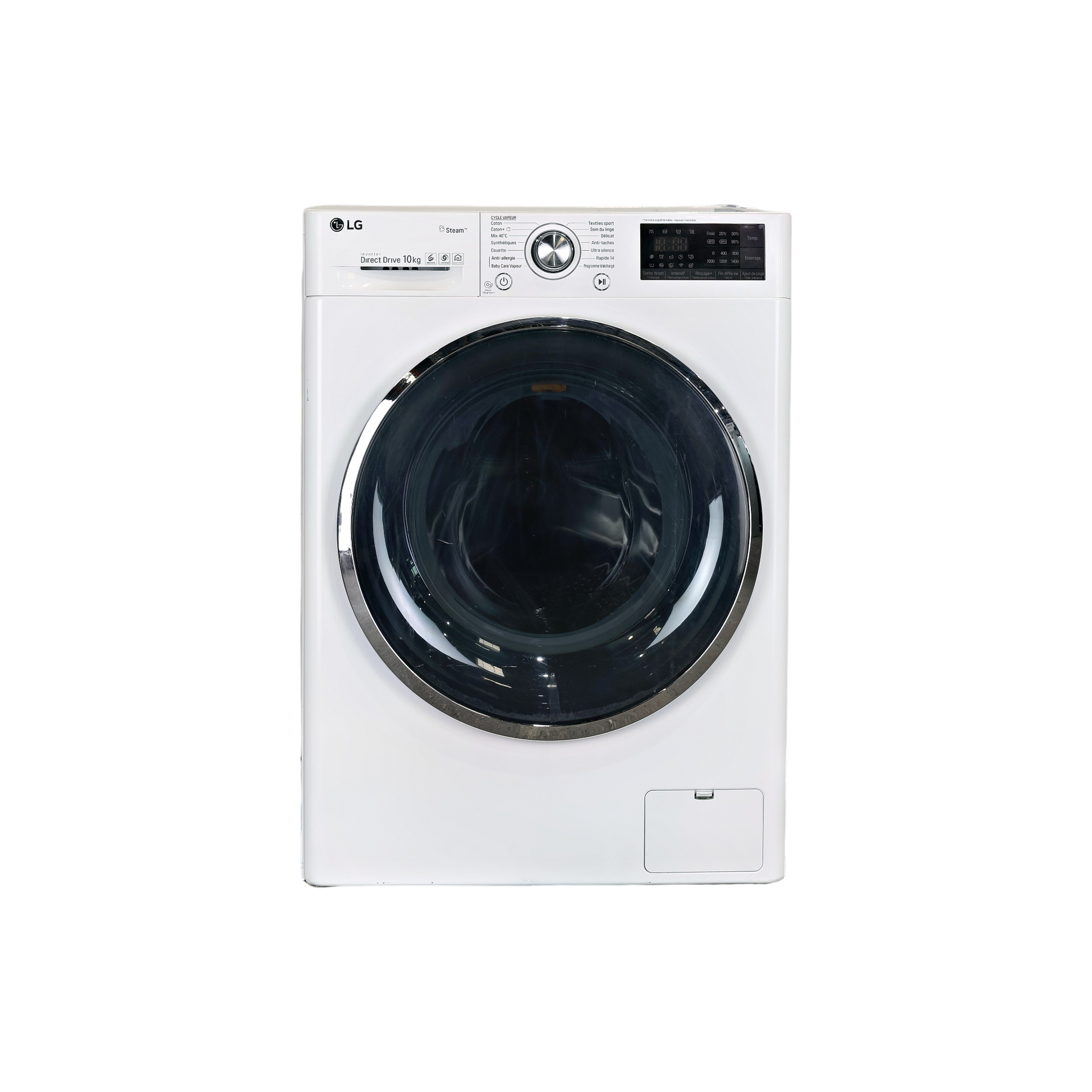 Lave-Linge Hublot 10 kg Reconditionné LG F14J72WHS : vue de face