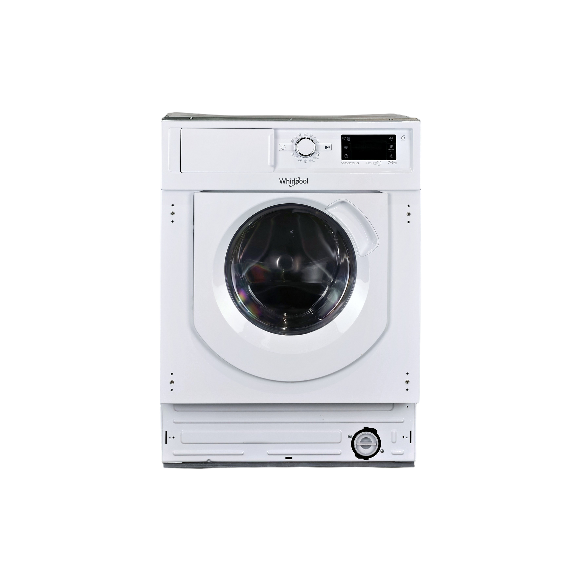 Lave-Linge Sechant 7 kg Reconditionné WHIRLPOOL BIWDWG75148EU : vue de face