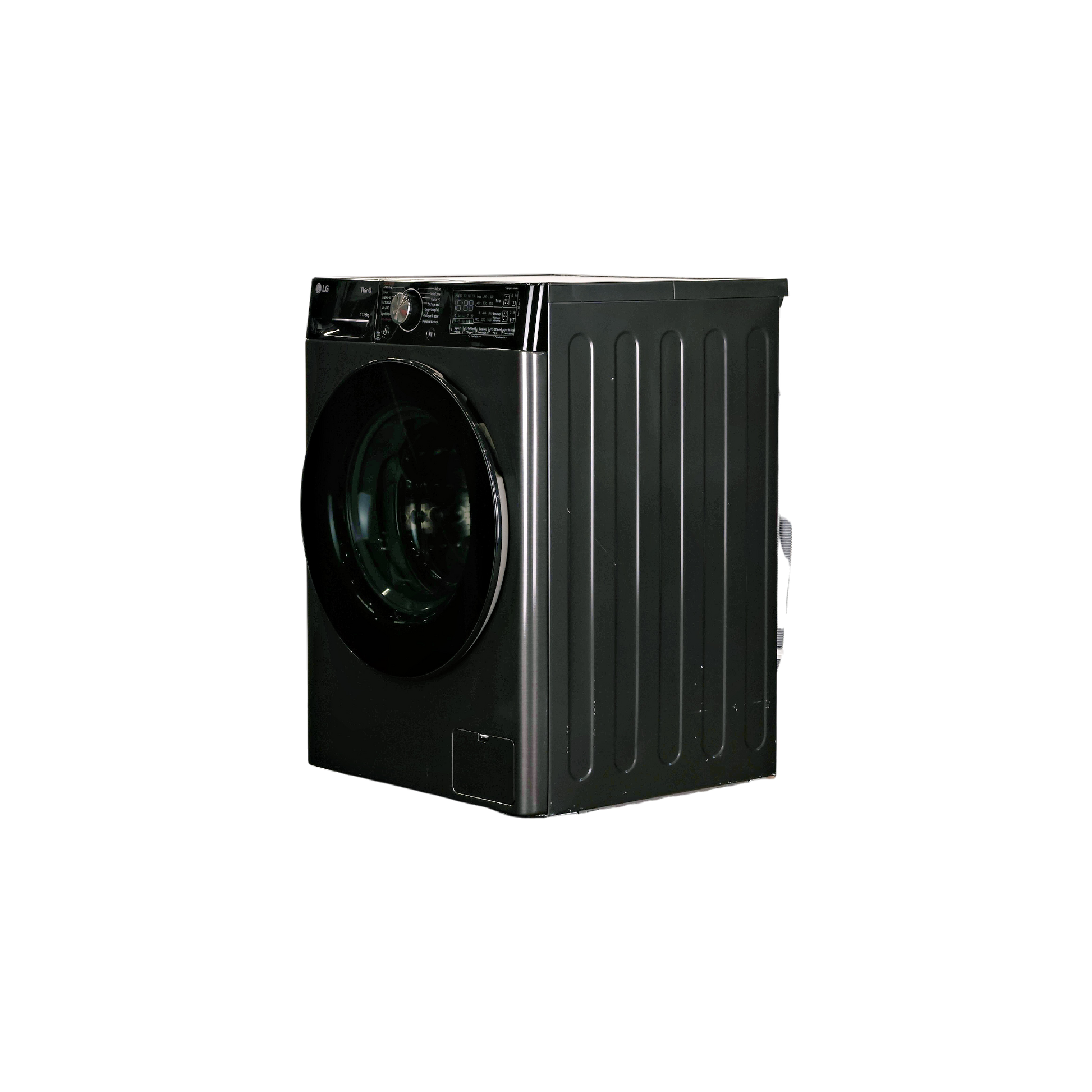 Lave-Linge Sechant 11 kg Reconditionné LG F164R78BSTA : vue du côté gauche