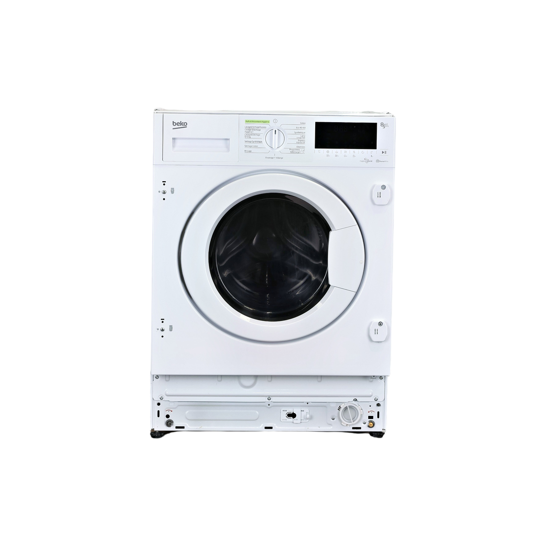 Lave-Linge Sechant 8 kg Reconditionné BEKO HITV8736B0HT : vue de face