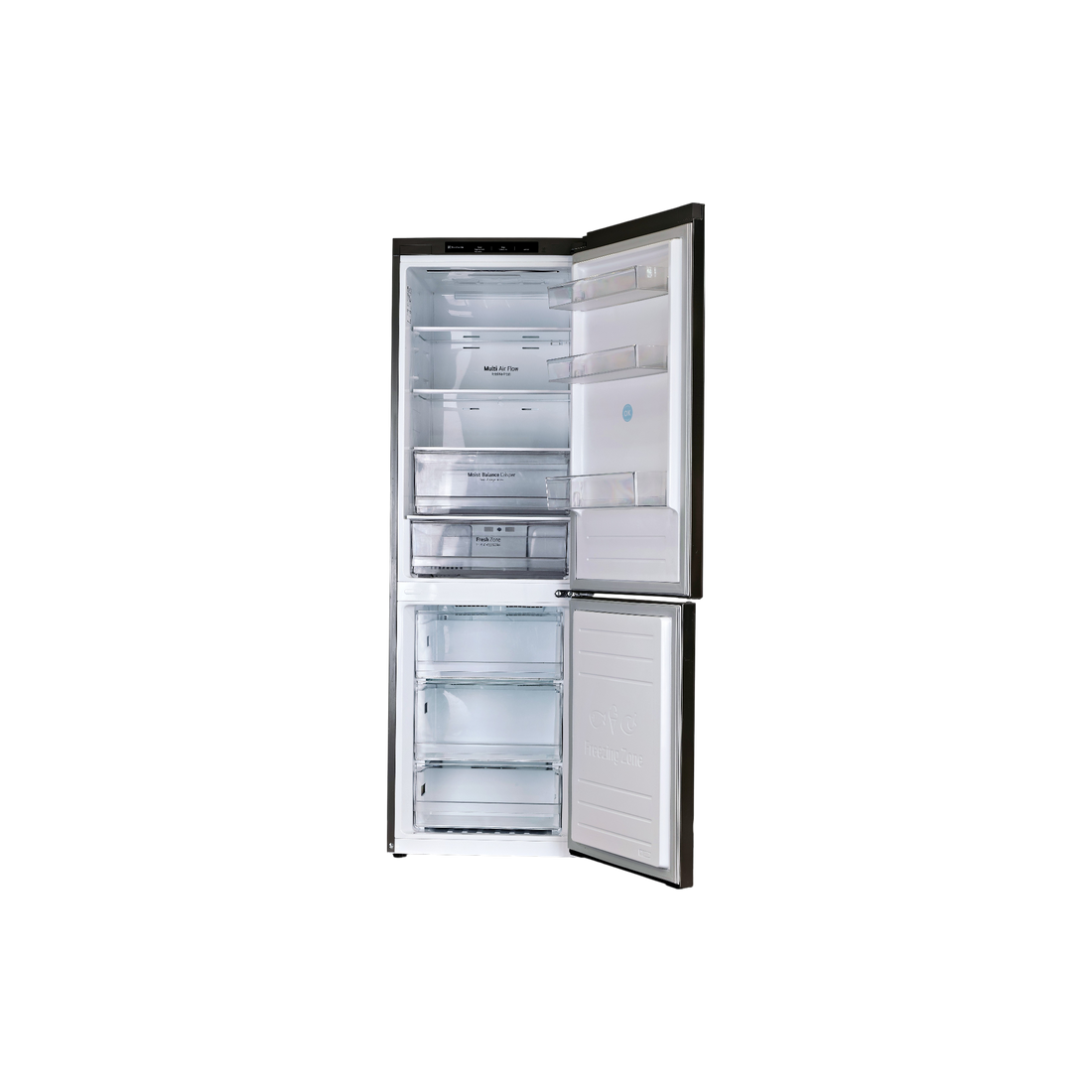 Réfrigérateur Avec Congélateur 341 L Reconditionné LG GBB61PZJEN : vue de l'intérieur