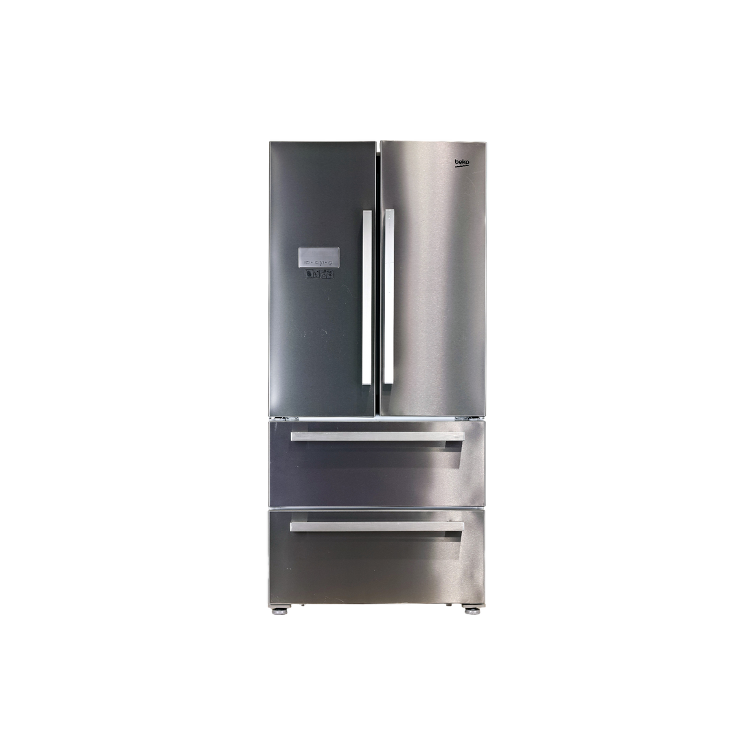 Réfrigérateur Multi-Portes 539 L Reconditionné BEKO GNE60522X : vue de face