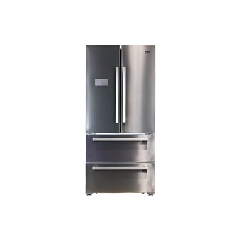 Réfrigérateur Multi-Portes 539 L Reconditionné BEKO GNE60522X : vue de face