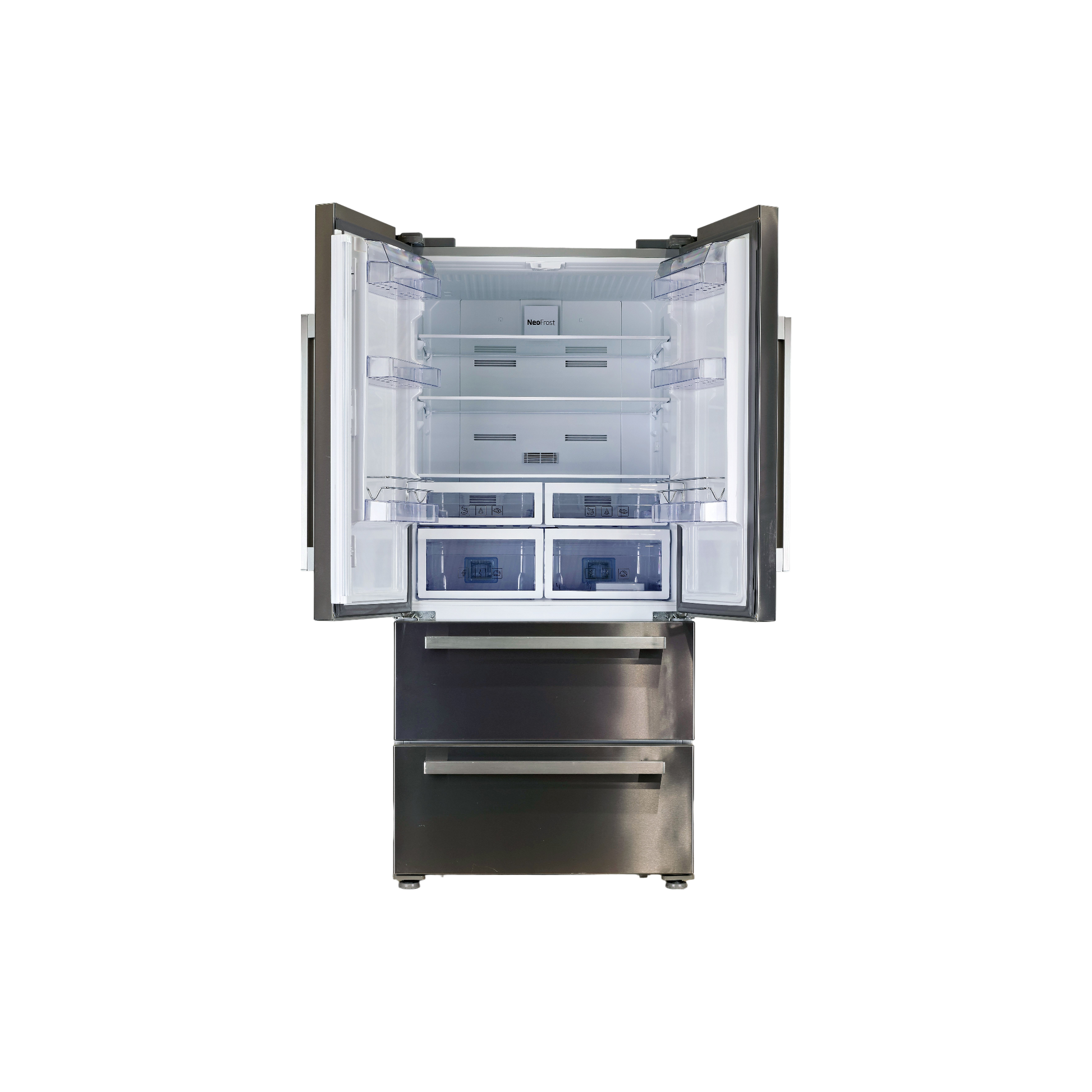 Réfrigérateur Multi-Portes 539 L Reconditionné BEKO GNE60522X : vue de l'intérieur