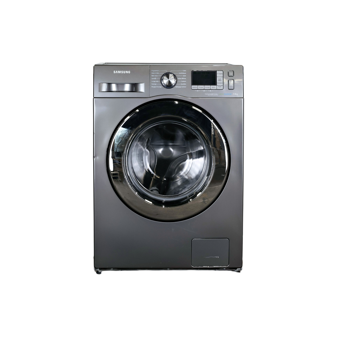Lave-Linge Hublot 7 kg Reconditionné SAMSUNG WF70F5E5W4X : vue de face