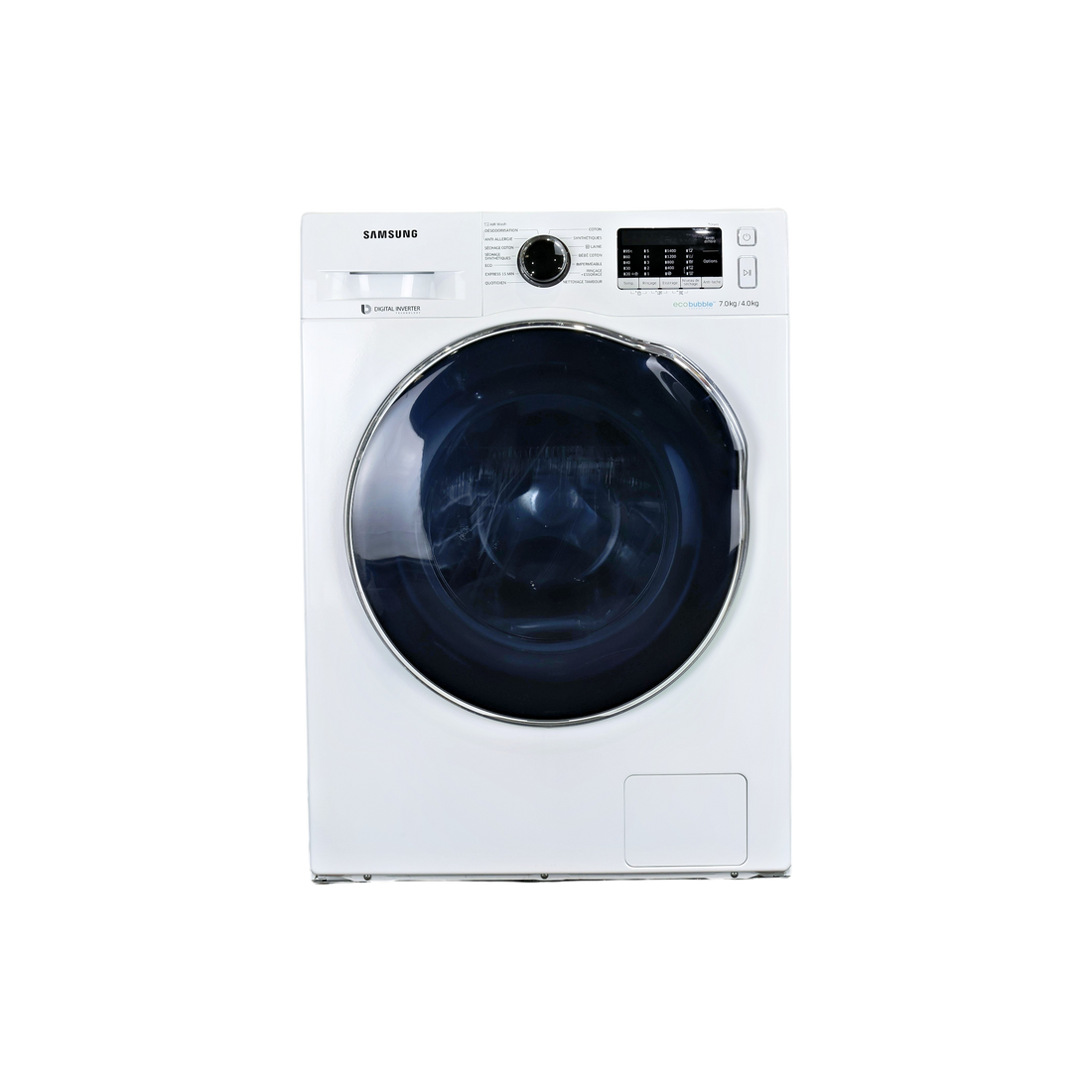 Lave-Linge Sechant 7 kg Reconditionné SAMSUNG WD70J5A10AW : vue de face