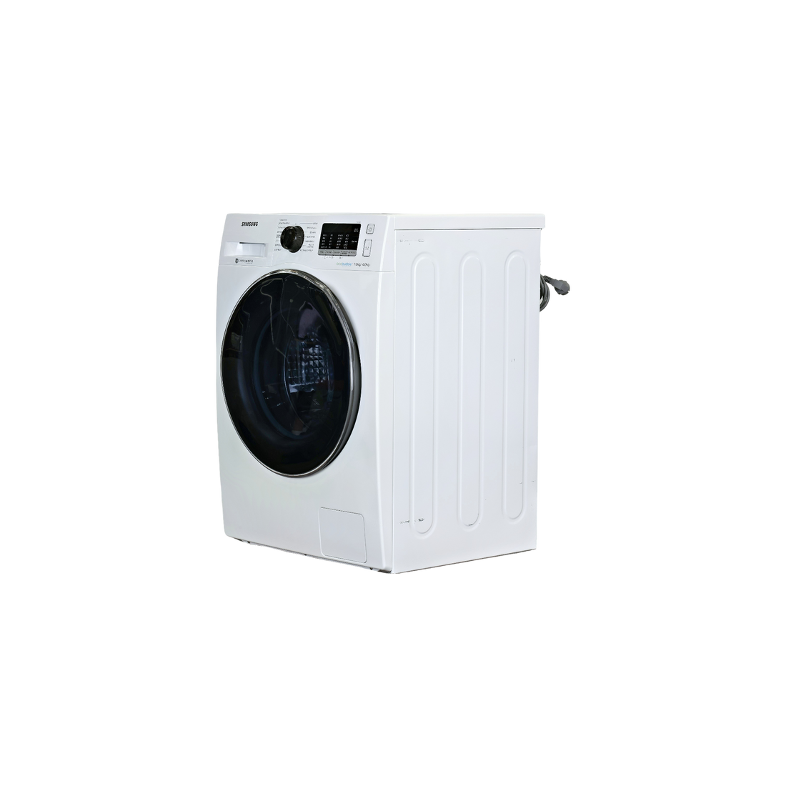 Lave-Linge Sechant 7 kg Reconditionné SAMSUNG WD70J5A10AW : vue du côté gauche