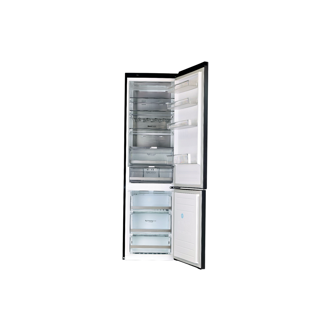 Réfrigérateur Avec Congélateur 384 L Reconditionné LG GBB72MCUFN : vue de l'intérieur
