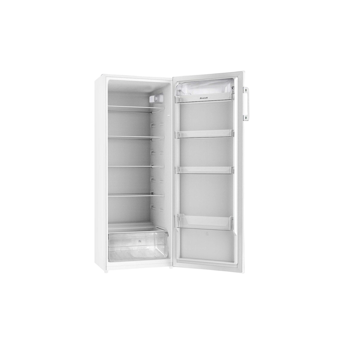 Réfrigérateur Une Porte 242 L Reconditionné BRANDT BFL4250EW : vue de l'intérieur