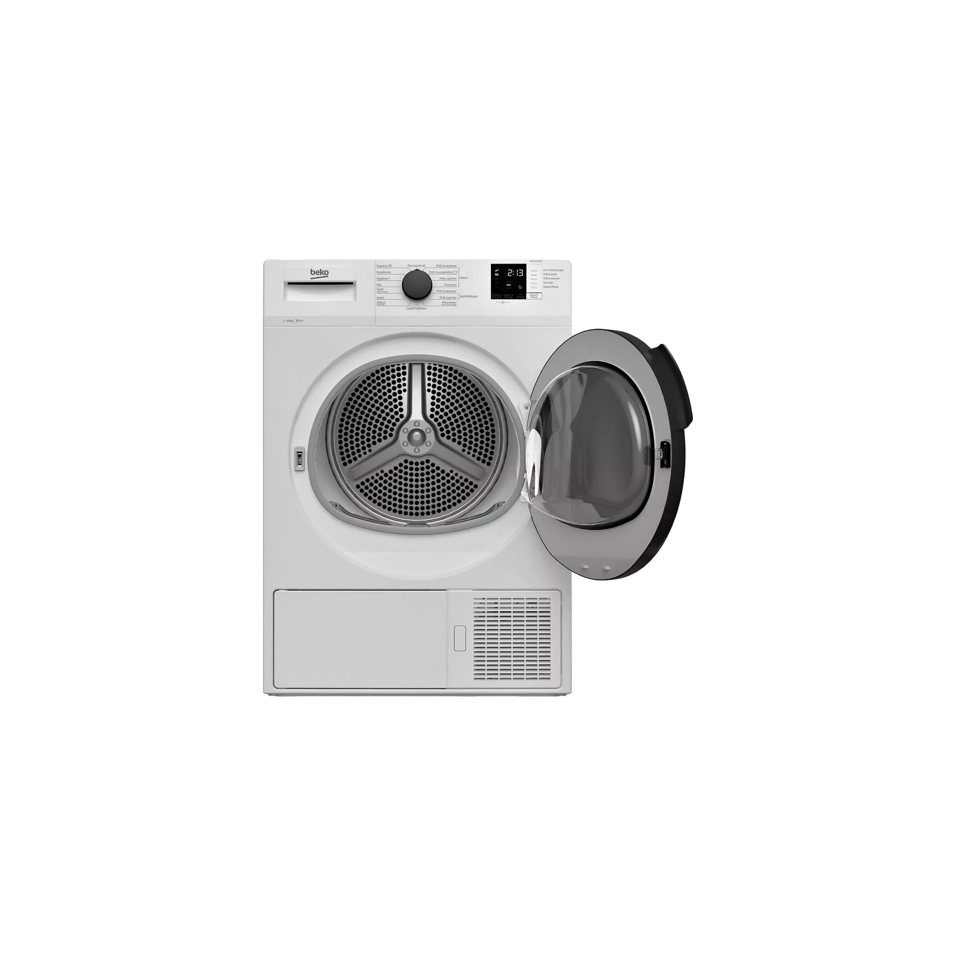 Seche-Linge Pompe À Chaleur 10 kg Reconditionné BEKO DH10412CX0S : vue de face
