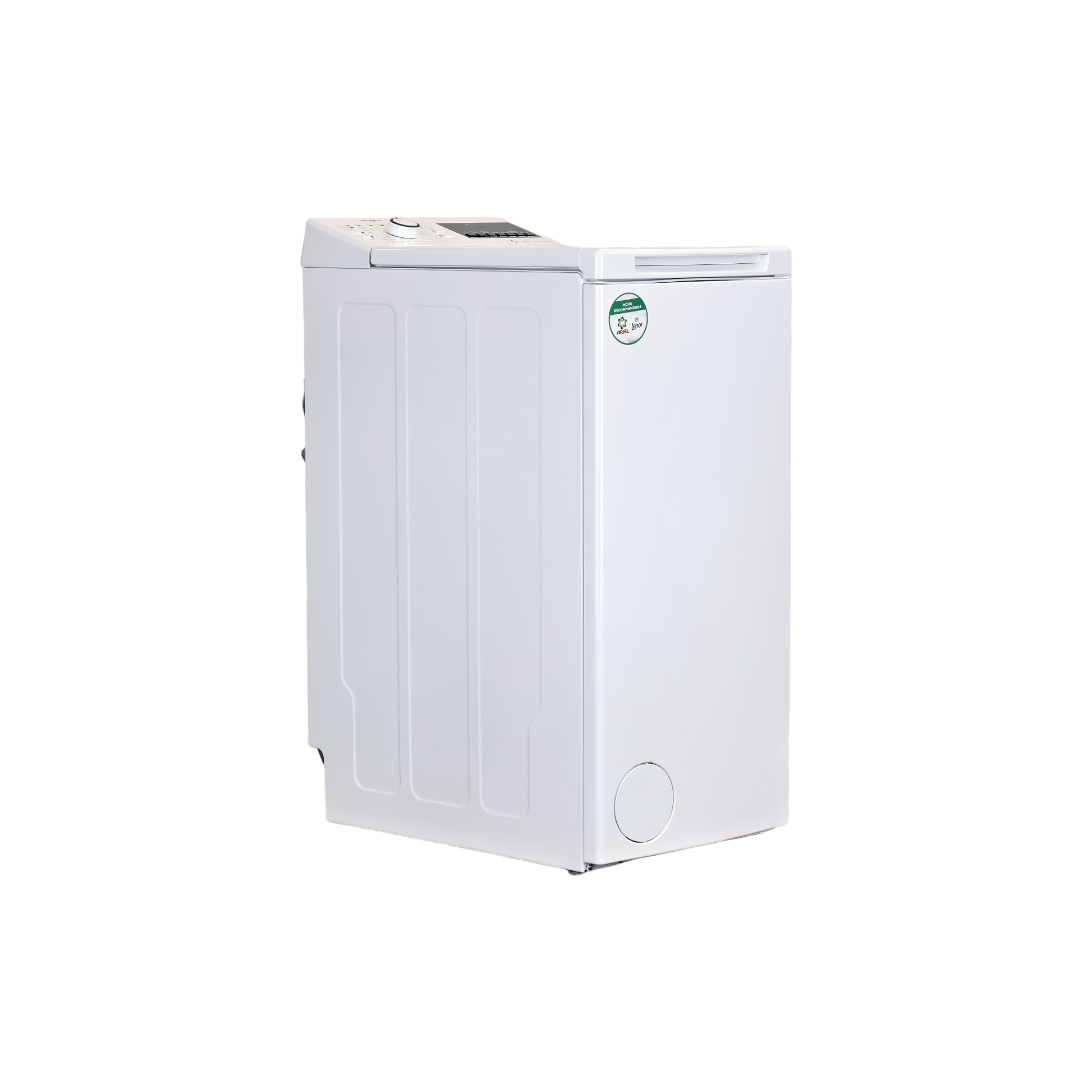 Lave-Linge Top 6 kg Reconditionné WHIRLPOOL TDLR6268FR : vue du côté droit