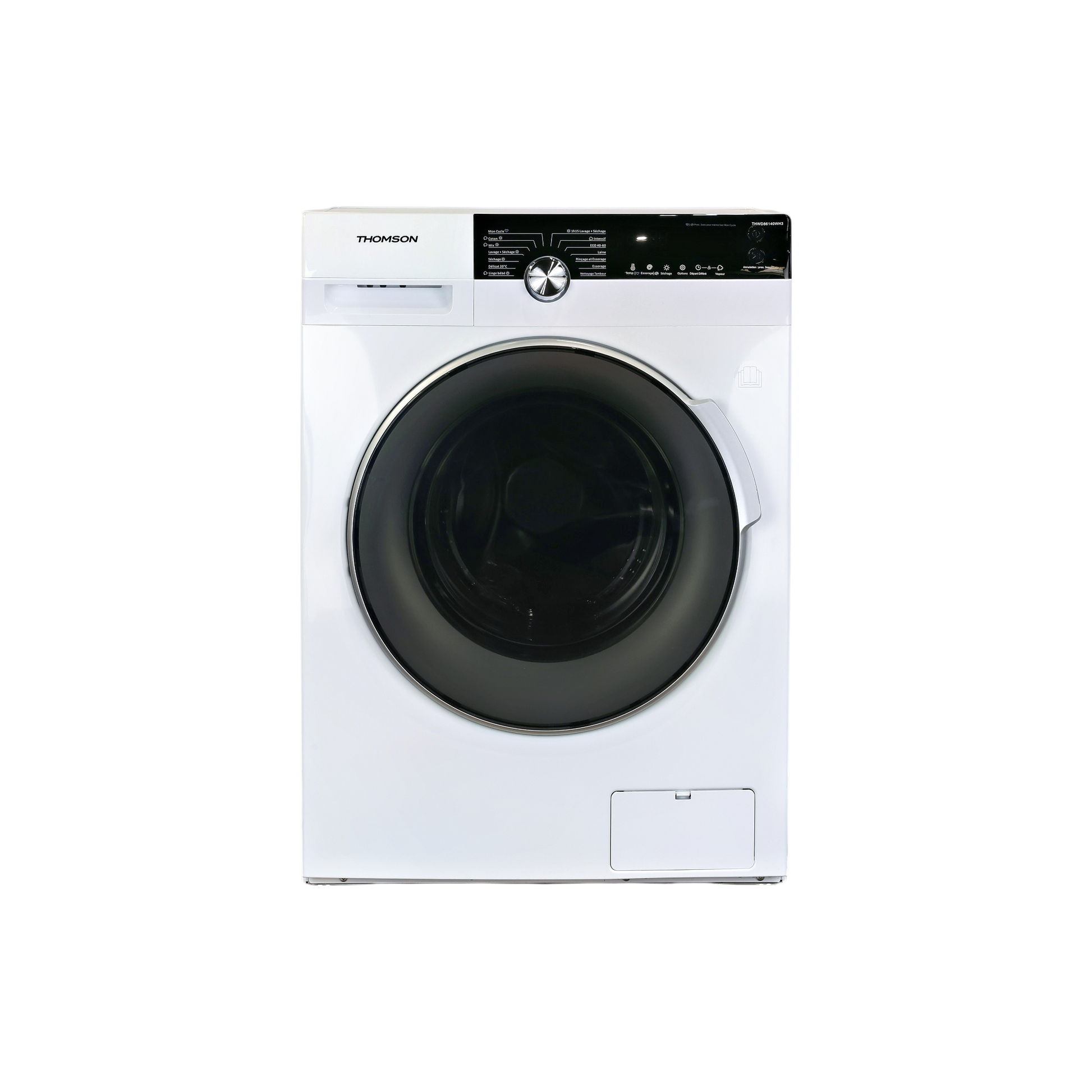 Lave-Linge Sechant 8 kg Reconditionné THOMSON THWD86140WH3 : vue de face