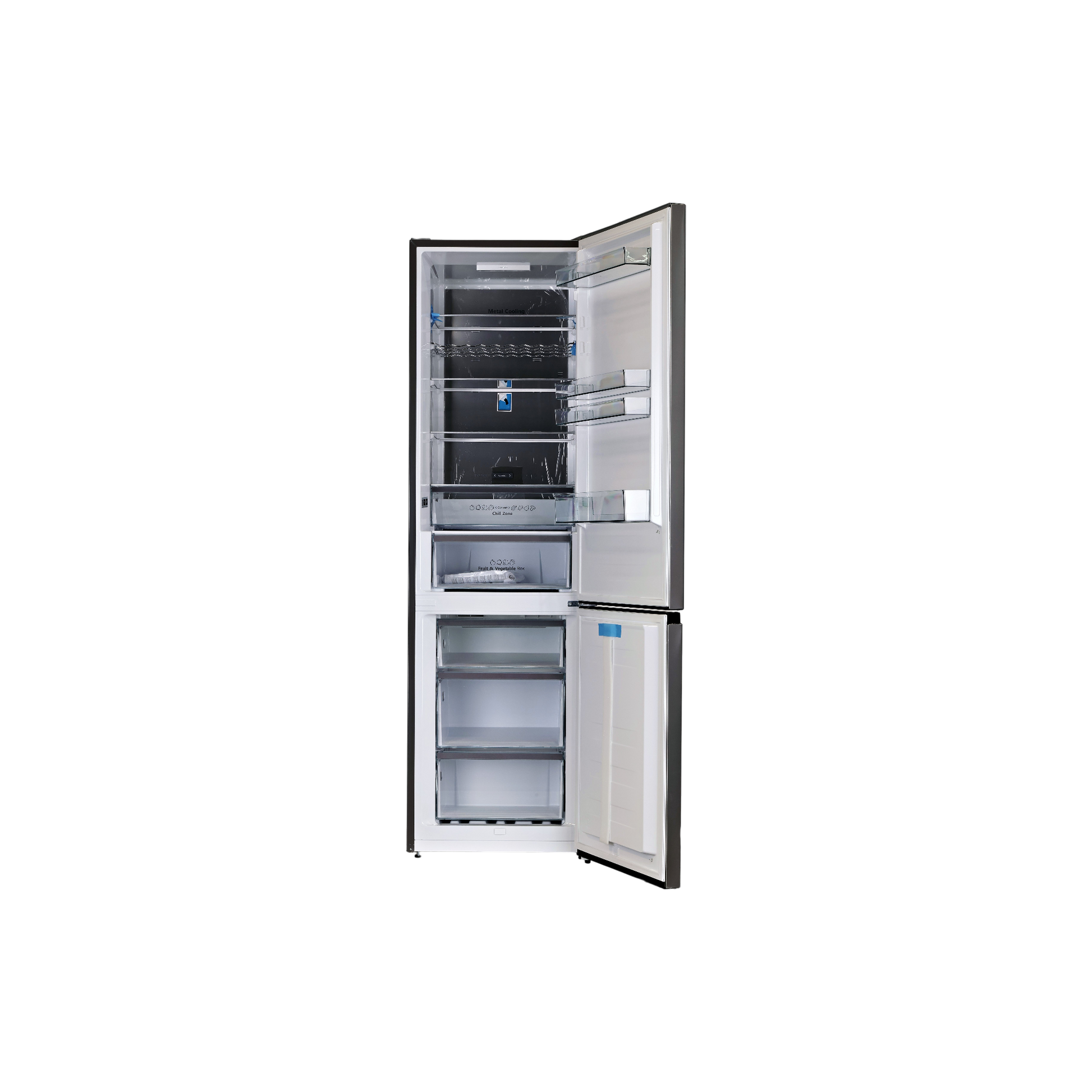 Réfrigérateur Avec Congélateur 361 L Reconditionné HISENSE RB470N4CIC : vue de l'intérieur