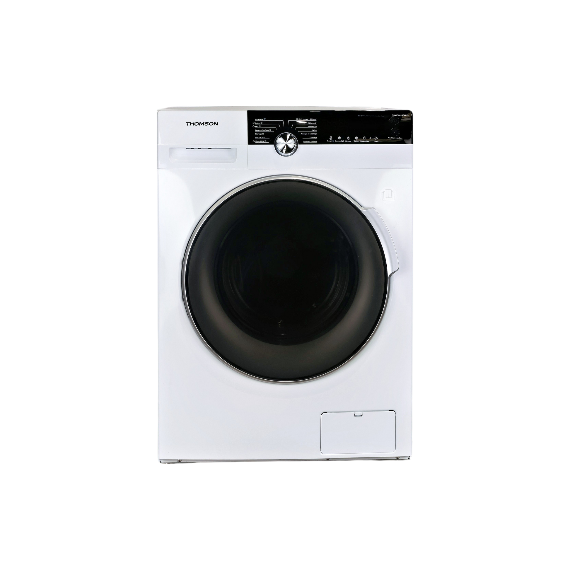 Lave-Linge Sechant 8 kg Reconditionné THOMSON THWD86140WH3 : vue de face