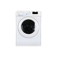 Lave-Linge Sechant 8 kg Reconditionné INDESIT BDE86435WVFR : vue de face