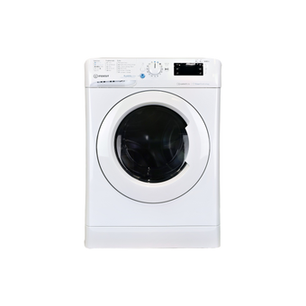Lave-Linge Sechant 8 kg Reconditionné INDESIT BDE86435WVFR : vue de face