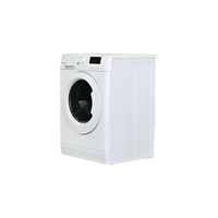 Lave-Linge Sechant 8 kg Reconditionné INDESIT BDE86435WVFR : vue du côté gauche