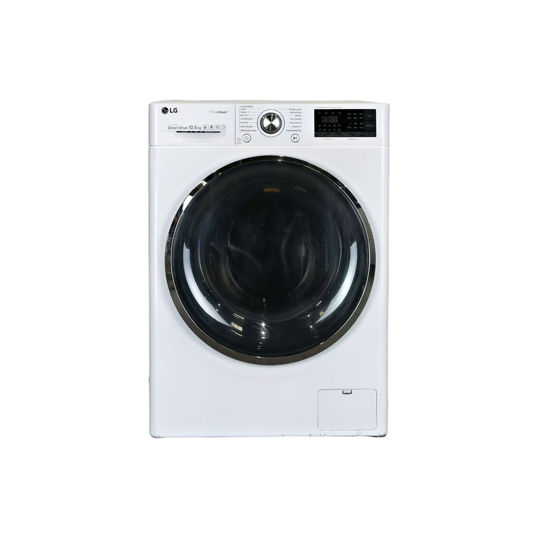 Lave-Linge Hublot 10.5 kg Reconditionné LG F14J82WHST : vue de face