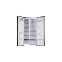 Réfrigérateur Américain 513 L Reconditionné THOMSON THSBS91WDIX : vue de l'intérieur