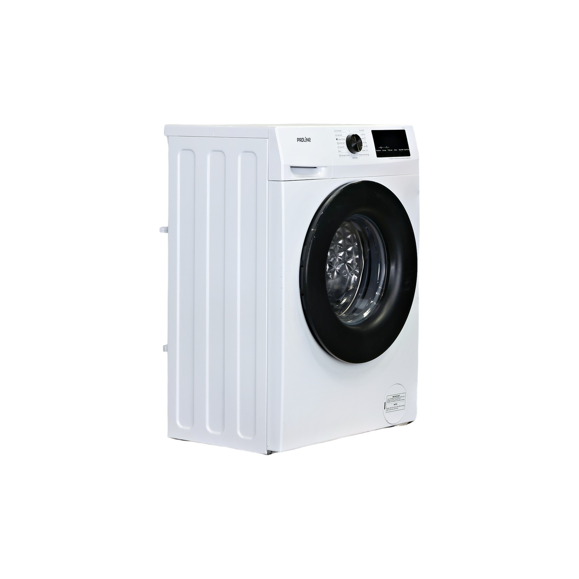 Lave-Linge Hublot 7 kg Reconditionné PROLINE FP7WH : vue du côté droit