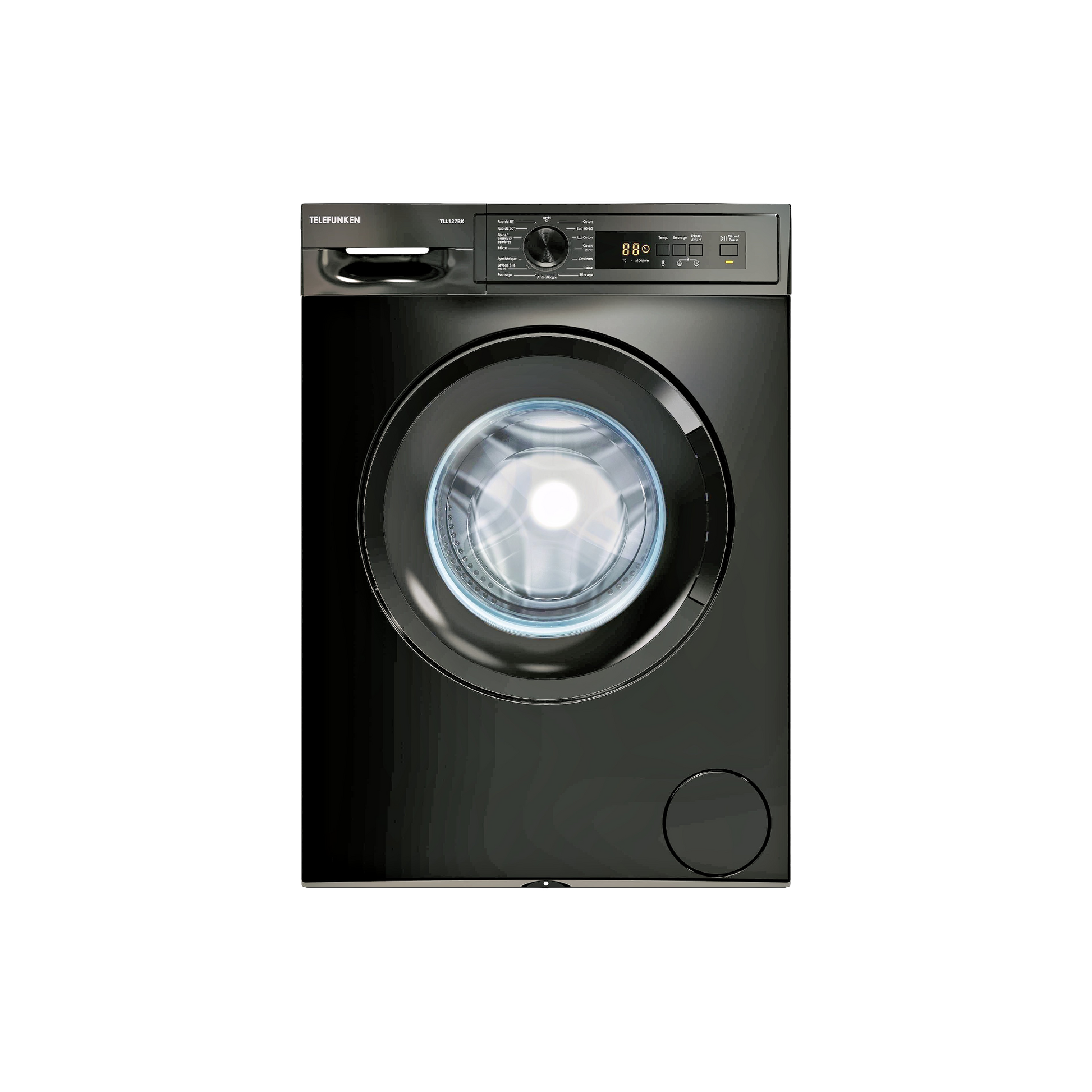 Lave-Linge Hublot 7 kg Reconditionné TELEFUNKEN TLL127BK : détails