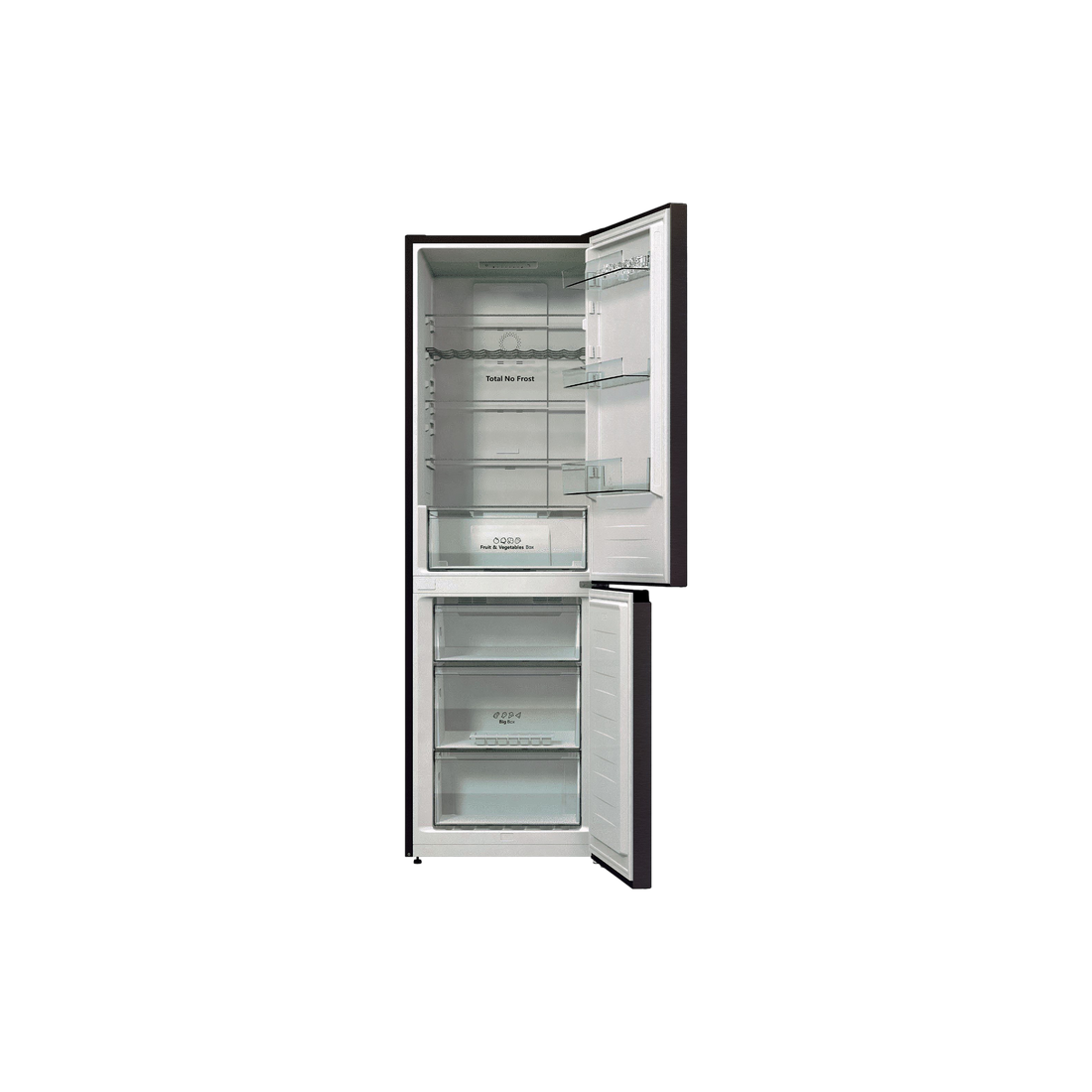 Réfrigérateur Avec Congélateur 302 L Reconditionné HISENSE RB390N4BC10 : vue de l'intérieur