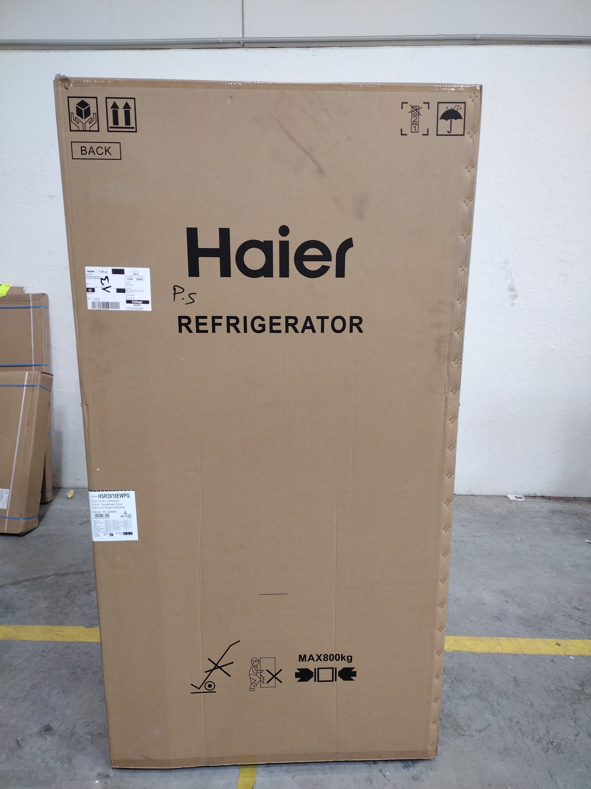 Réfrigérateur Américain 521 L Reconditionné HAIER HSR3918EWPG : détails