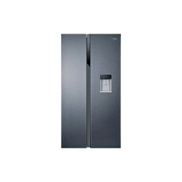 Réfrigérateur Américain 521 L Reconditionné HAIER HSR3918EWPG : vue de face