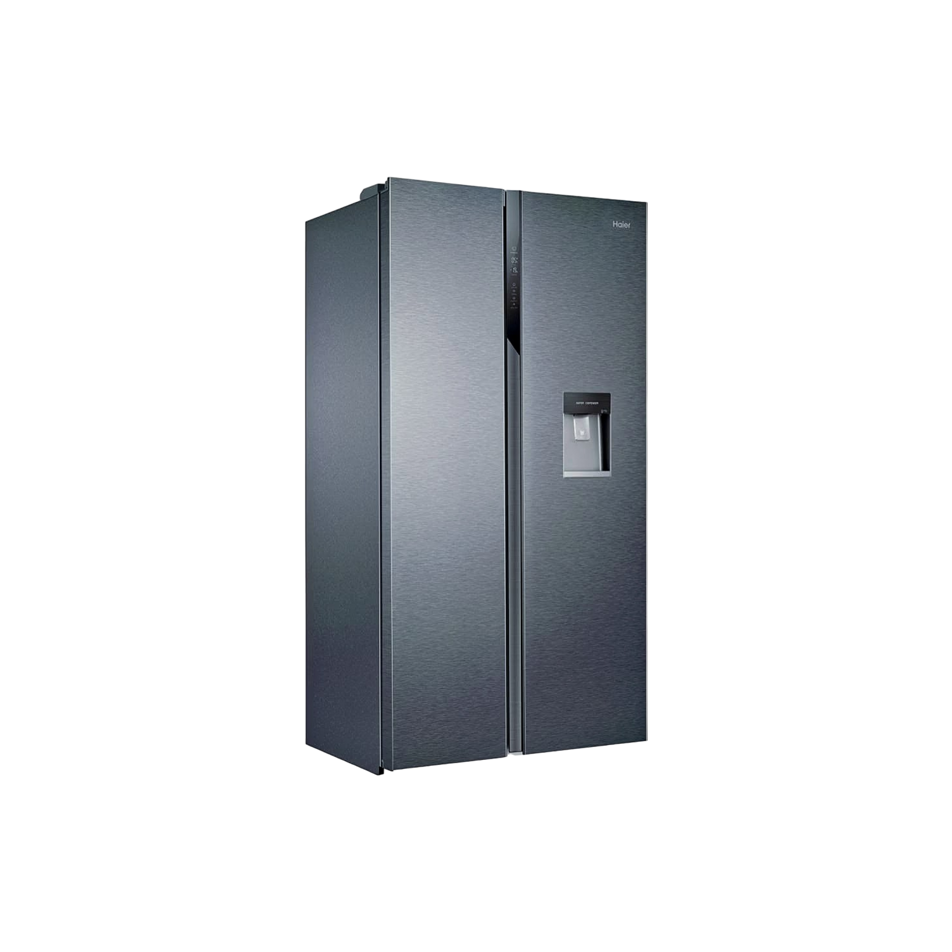 Réfrigérateur Américain 521 L Reconditionné HAIER HSR3918EWPG : vue du côté droit