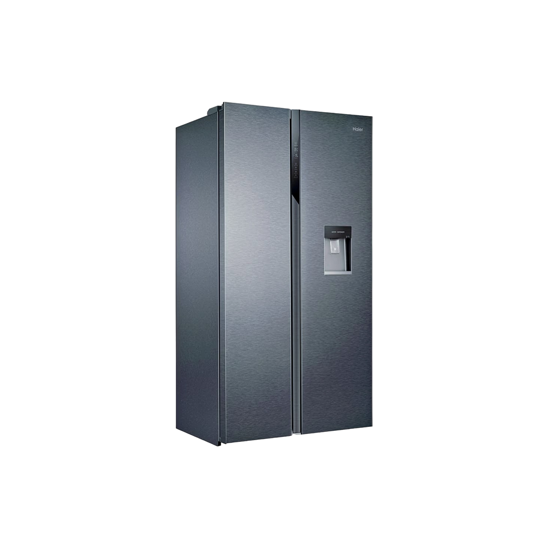 Réfrigérateur Américain 521 L Reconditionné HAIER HSR3918EWPG : vue du côté droit