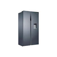 Réfrigérateur Américain 521 L Reconditionné HAIER HSR3918EWPG : vue du côté droit