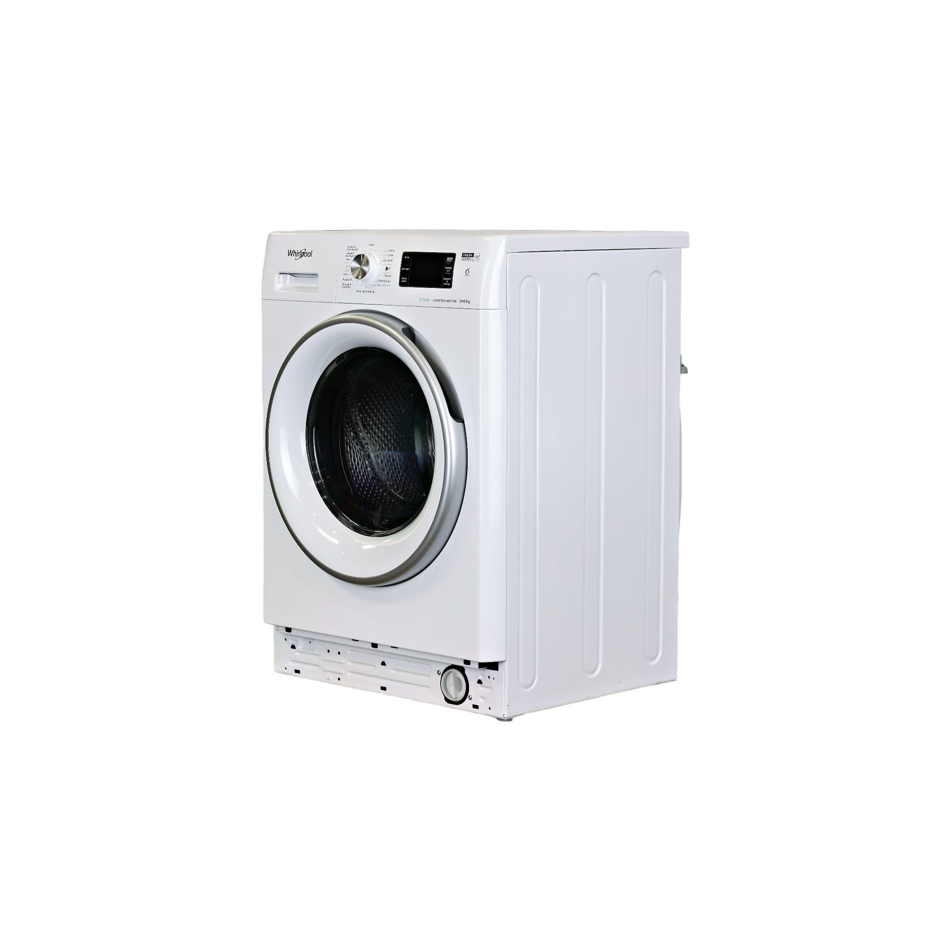 Lave-Linge Sechant 9 kg Reconditionné WHIRLPOOL FFWDCB964369SVFR : vue du côté gauche