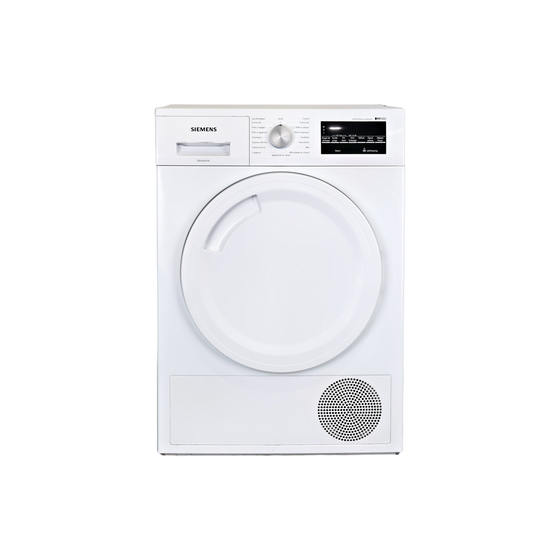 Seche-Linge Pompe À Chaleur 8 kg Reconditionné SIEMENS WT45W408FF : vue de face