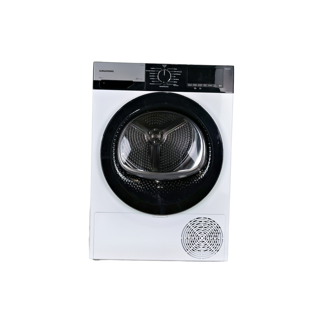 Seche-Linge Condensation 8 kg Reconditionné GRUNDIG GT55811D : vue de face