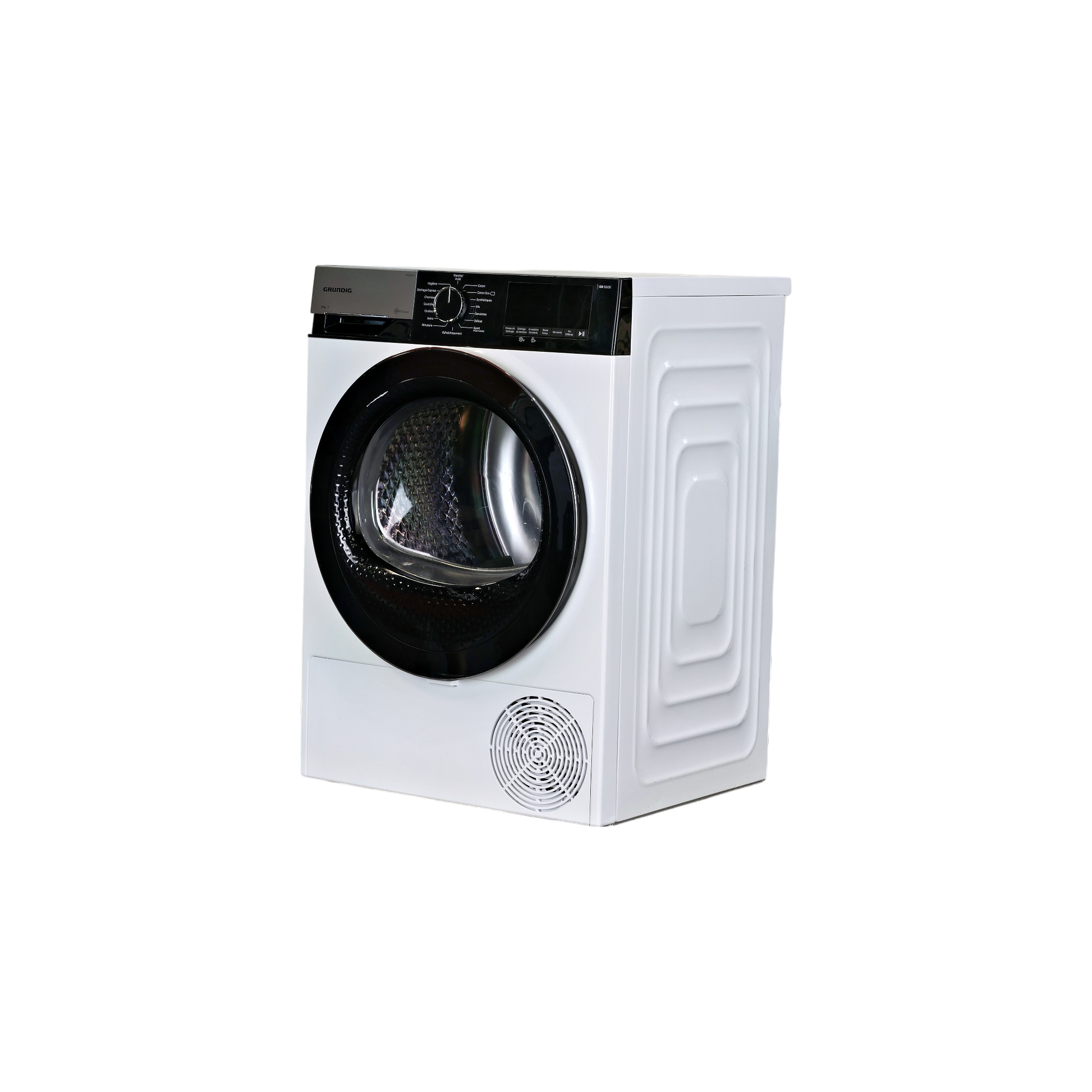 Seche-Linge Condensation 8 kg Reconditionné GRUNDIG GT55811D : vue du côté gauche
